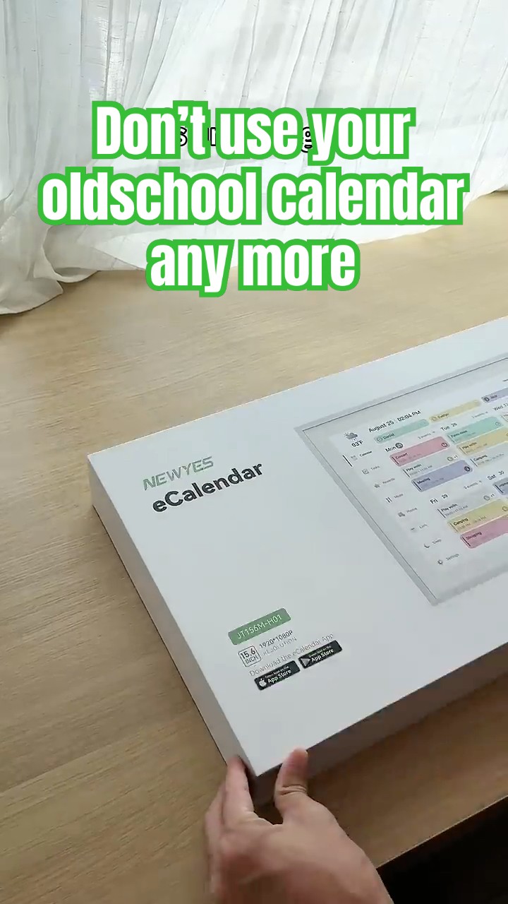 Unboxing the NEWYES 15.6'' Digital Calendar – Smarter Daily