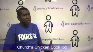 Church's Chicken Interview - Cook