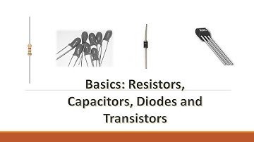 Resistors Capacitors Transistors and electronics components