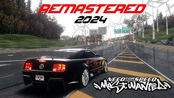 Nfs Most Wanted 4K Remastered with realistic graphics mod Plak, retex & reshade on rtx 4090