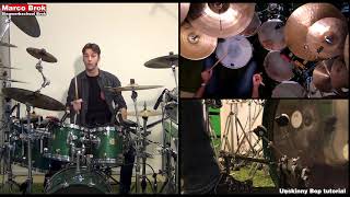 How to play Unskinny Bop. Drumtutorial by Marco Brok