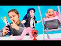 Bebek bakma video. Marinette ve Adrian Barbie'nin bebeğine bakıyor! Eğlenceli oyun