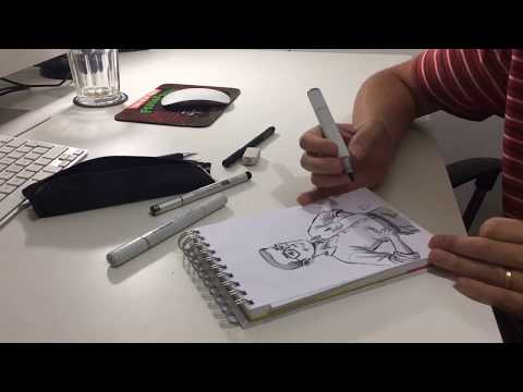 Speed art drawing
