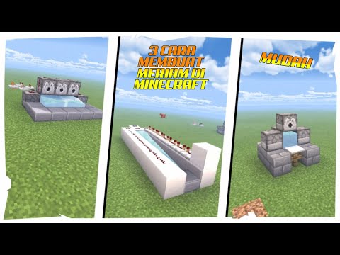 Video: Cara Membuat Meriam Di Minecraft