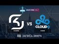 SK Gaming vs Cloud9 - ESL One New York 2017 - de_train [yXo, CrystalMay]