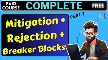 Mitigation Block + Breaker Block + Rejection Blocks for ICT concepts | ICT Trading Series Part 2