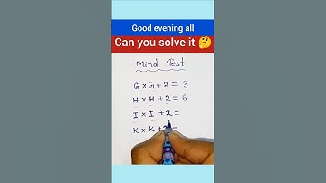 Can You Solve it🤔 | Mathematical Puzzle | #shorts #maths #education #smtmath