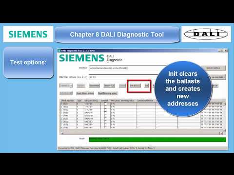 Siemens KNX-DALI GW Chapter 8 Diagnostic tool