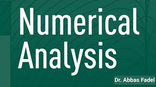 Numerical Analysis: Lecture (5) Fixed point iteration