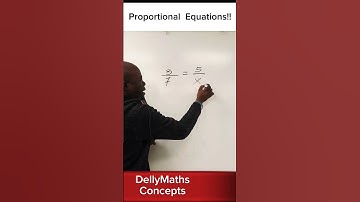 Solving Proportional Equations p2 #algebra1 #fast #gcse #fsa #dellymathsconcepts #cxcmaths