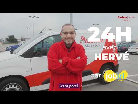 Hervé, technicien service après-vente itinérant chez Auchan Retail France