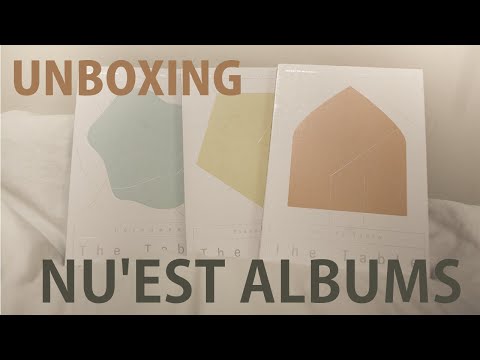 Unboxing NU'EST The Table (all 3 versions) Album ☆