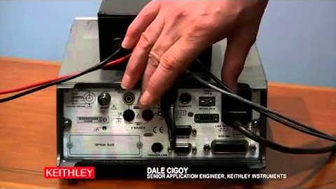 High Resistance Measurements using Keithley