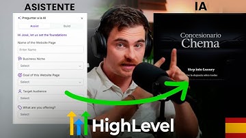 😯 Crea tu WEB CON IA en minutos sin programar | Tutorial GoHighLevel en español