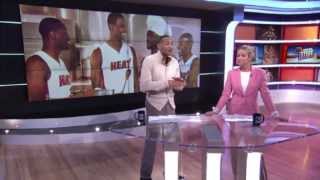 Inside Stuff: Flo and Grant Cook for the Champs | January 18, 2014 | NBA 2013-14 Season