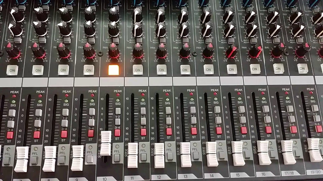 Test mixer yamaha mgp24x ( chỉnh effect) YouTube
