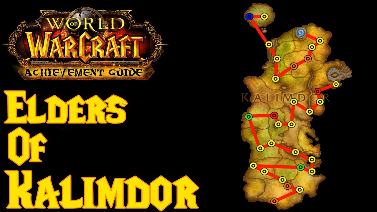 How to get to every Elder on Kalimdor to get the achievement Elder's O...