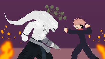 Sukuna vs Mahoraga (Jujutsu Kaisen) | Stick Nodes