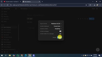How To Export Notion Database