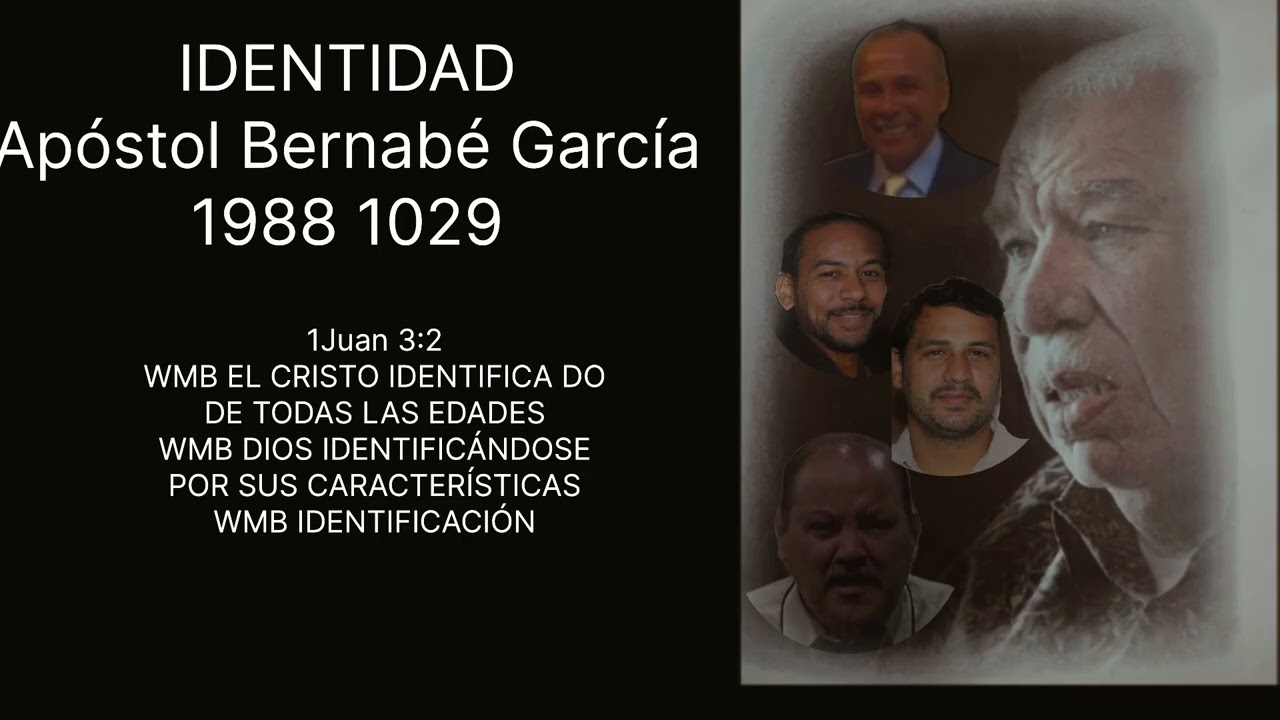 Apóstol Bernabé García IDENTIDAD 1988 1029