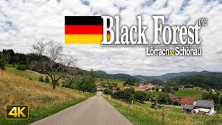Black Forest/Schwarzwald, Germany 🇩🇪 Driving from Lörrach to Schönau im Schwarzwald