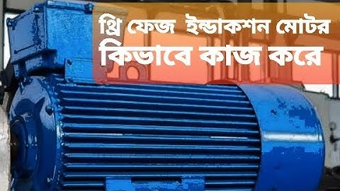 থ্রি ফেজ ইন্ডাকশন মোটর কিভাবে কাজ করে।How does three phase induction motor work#almarichannel #motor