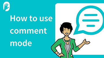 How to use the integrated comment mode in simpleshow video maker (Tutorial)