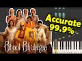 999 accurate mere dholna  bhool bhulaiyaa 2007  piano tutorial