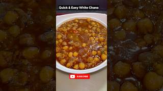 Quick & Easy White Chana In Pressure Cooker
