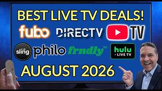 📢BEST LIVE TV DEALS-August 26🏈🏟️⚾