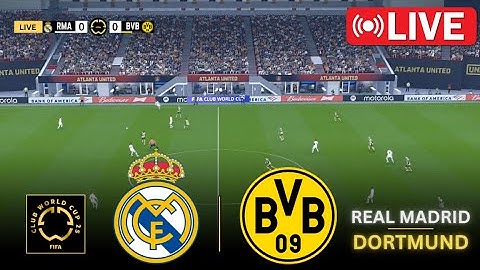 Real Madrid vs Borussia Dortmund | FIFA Club World Cup 2025 | Watch Along & eFootball Match