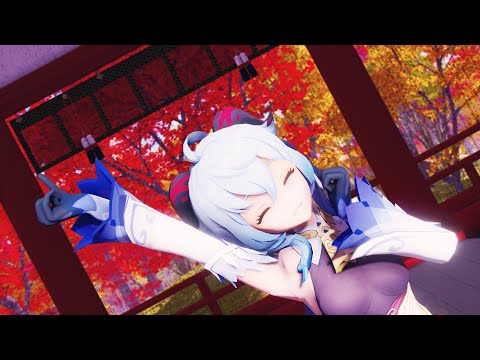 【Genshin impact/原神MMD】甘雨でJUNP UP【4K】