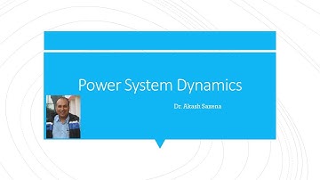 Power System Dynamics
