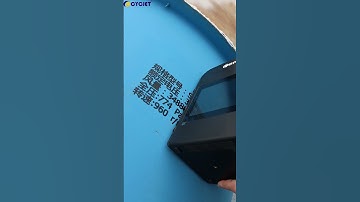 How to Print Customized Text on the Carton by CYCJET Portable Handheld Inkjet Printer