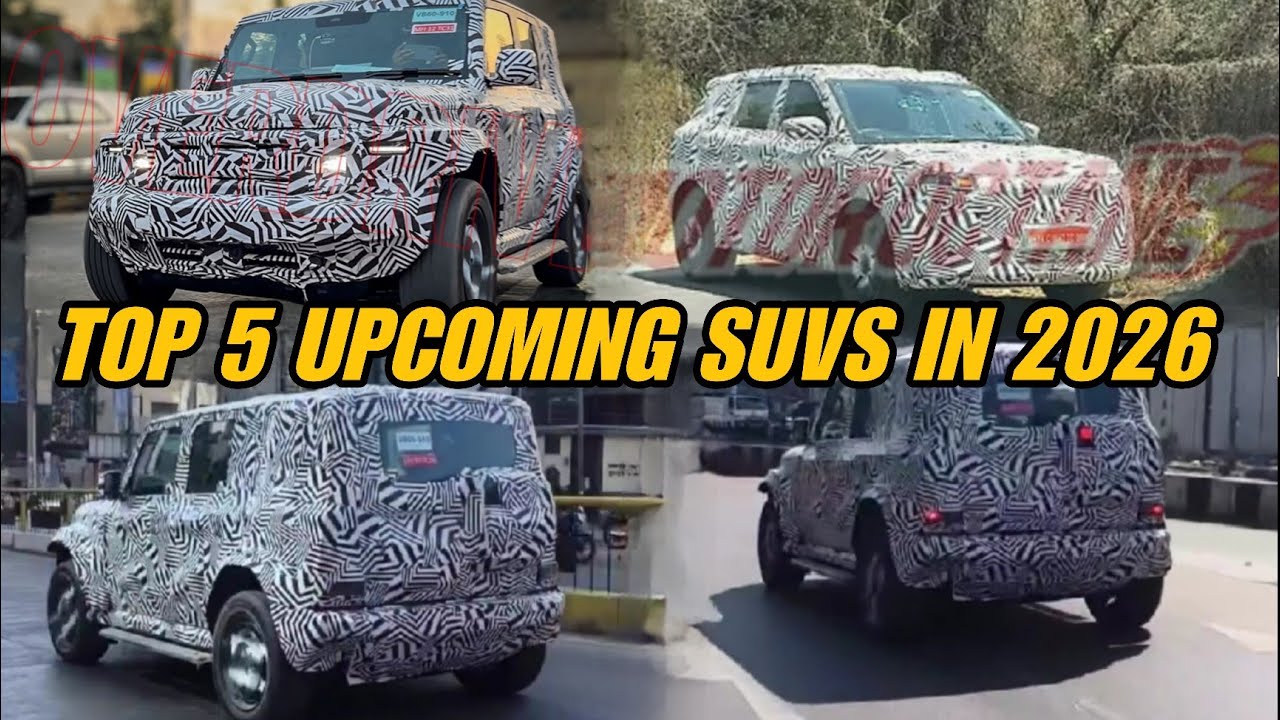 Top 5 Upcoming SUVs in India 🇮🇳 2026 || Car Pathshala - YouTube