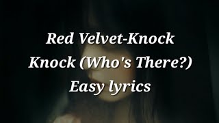 Red Velvet-Knock Knock (Who's There?) Easy lyrics