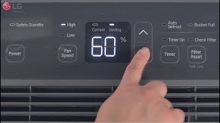 LG Dehumidifier  General Usage