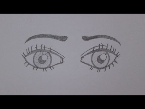 Video: Cómo Dibujar Los Ojos De Una Niña