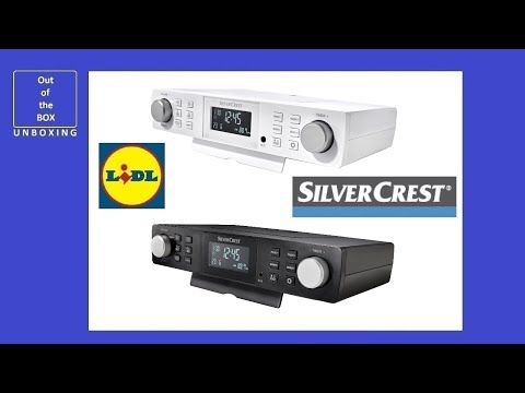 Silvercrest Kitchen Radio Skr 800 D1 Unboxing Lidl 30 Stations
