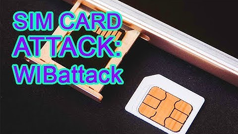 Mobile intercepting via new SIM card attack, WIBattack