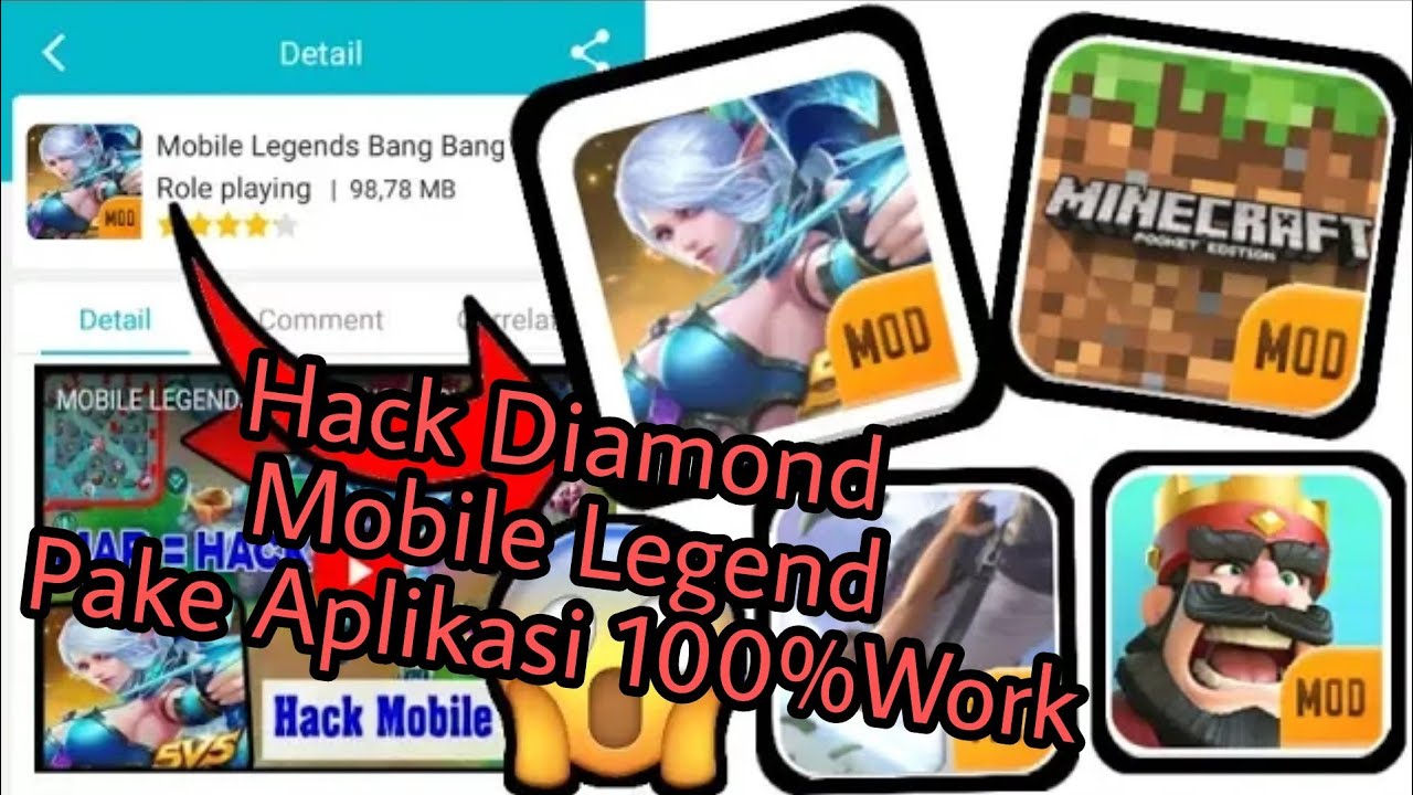 Bisa HACK Diamond di Mobile legend, menggunakan Aplikasi MobPark Tanpa ROOT - 