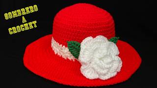 PASO A PASO PARA TEJER SOMBRERO A CROCHET