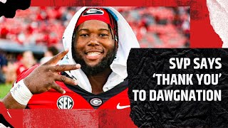 Sedrick Van PranGranger shares what Kirby Smart told him after his last game as a Georgia Bulldog