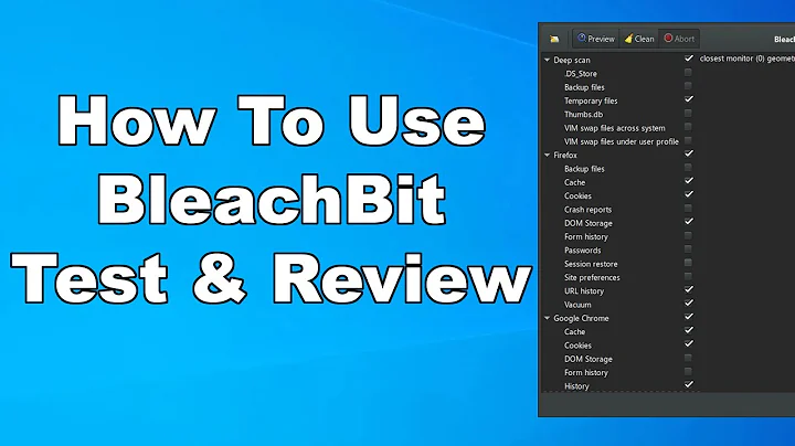 How To Use Bleachbit To Clean Windows 10 | Remove Garbage Data & Clean Your PC | Test & Review