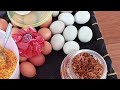 Traditional Food from Betawi Jakarta "Kerak telor and Selendang Mayang Ice*