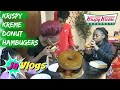 KRISPY KREME DONUT HAMBURGERS | What's For Dinner? | JaVlogs