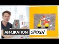 ✂️ Applikation sticken mit der Stickmaschine? 💡 (Anleitung)