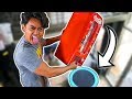 Coke Machine Vs Trampoline From 450cm! ~ Bounce