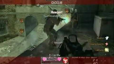 RatedFamous : Modern Warfare 2 : Collateral no scope headshot