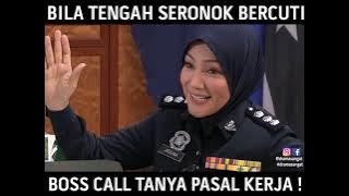 Bila Tengah Seronok Bercuti, Boss Call Tanya Pasal Kerja ! | Gerak Khas The Finale